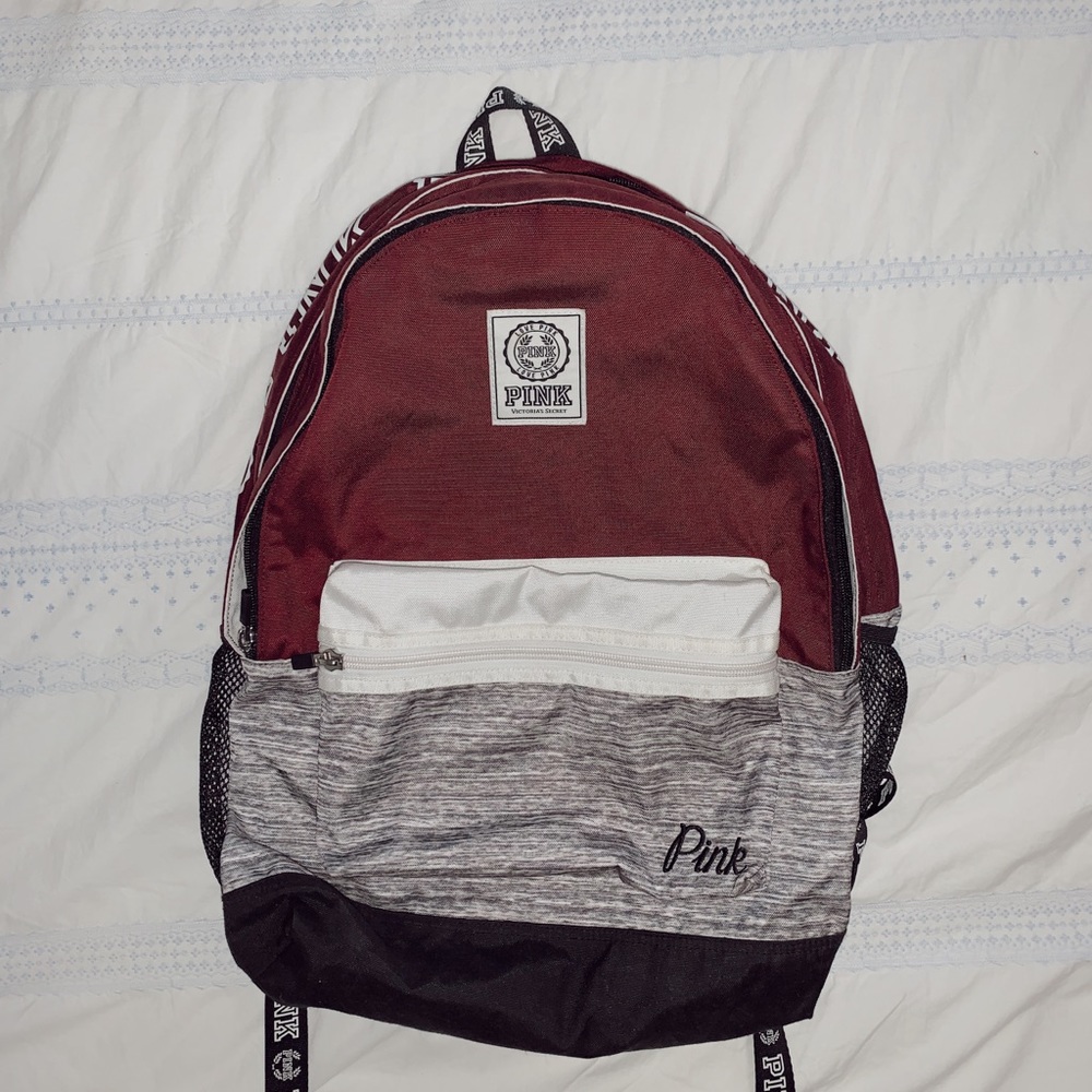Victoria’s Secret “Pink” Maroon backpack!!